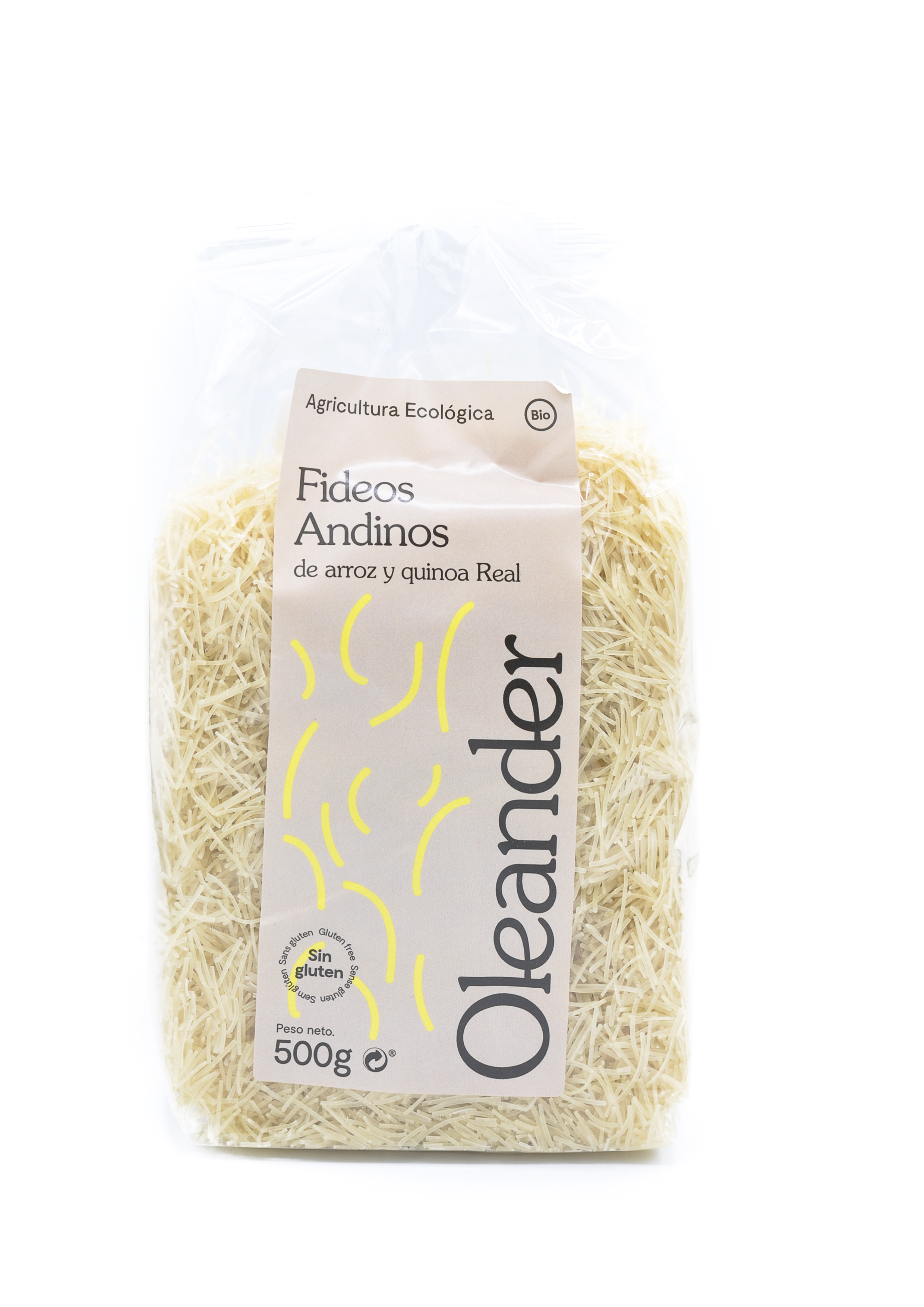 Fideus arròs i quinoa 500gr sense gluten eco